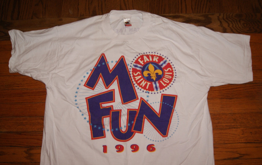 Vintage 1996 Saint Louis Fair “M Fun” XL T-Shirt RARE Bill Cosby, Tony Bennett